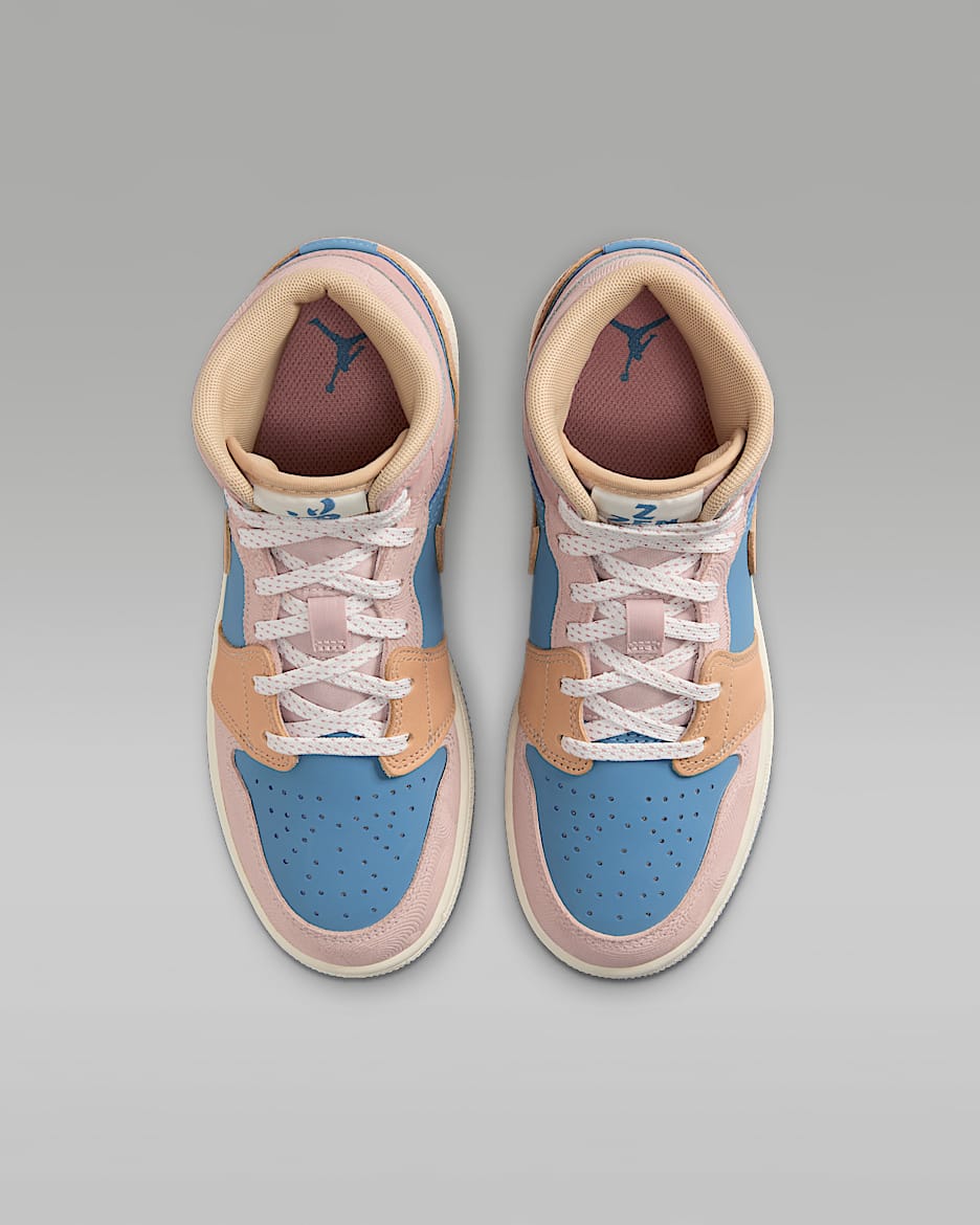 Air Jordan 1 Mid Sneaker School kinderschoen